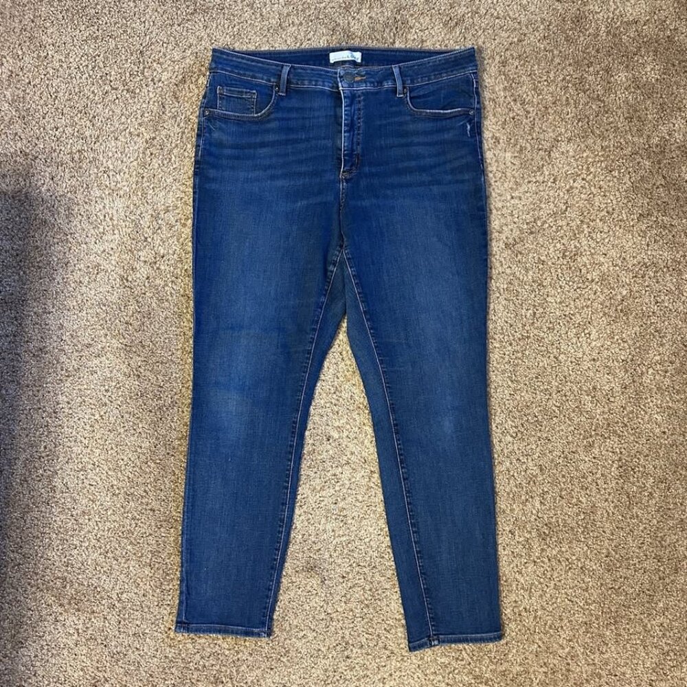 LOFT Jeans Curvy Skinny Style Womens Size 32/14
